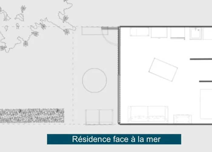 C037-Nice Studio With Garden And Parking - Near Beach